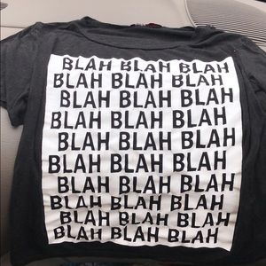 Blah blah blah graphic tee